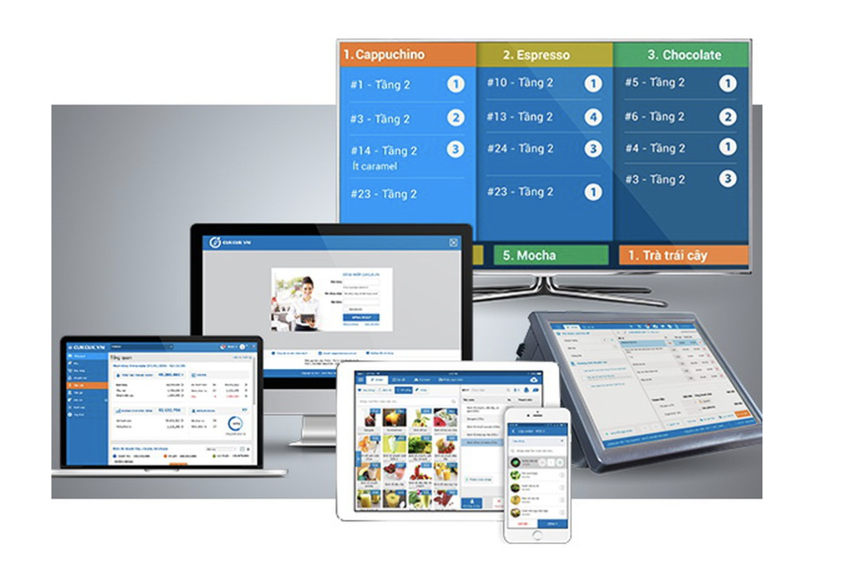 Phần mềm quản lý nhà hàng, quán cà phê Misa CUKCUK